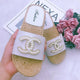 Chanel Pearl Slides